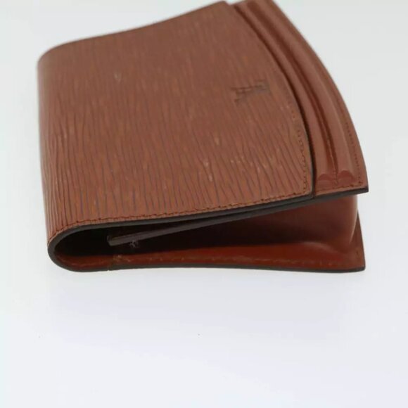 LOUIS VUITTON Epi Tilsitt Pouch Brown M52603 LV Auth ep3395 - Picture 14 of 16